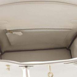 Hermes Craie Togo Leather Birkin 30 Tote Bag