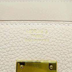 Hermes Craie Togo Leather Birkin 30 Tote Bag