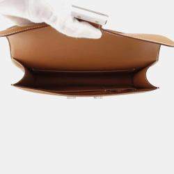 Hermes Gold Epsom Constance Shoulder Bag