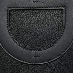 Hermes Noir Taurillon Clemence and Swift Leather In The Loop 18 Bag