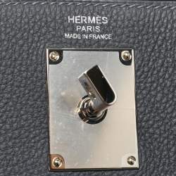 Hermès Ardoise Togo Leather Palladium Finish Hac A Dos PM Backpack