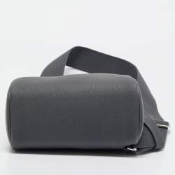 Hermès Ardoise Togo Leather Palladium Finish Hac A Dos PM Backpack
