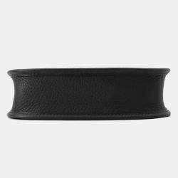 Hermes Black Taurillon Clemence TPM Evelyne 16 Shoulder Bag