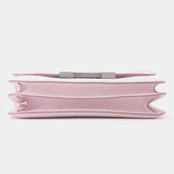 Hermes Mauve Pail Chevre Myzore Goatskin Constance Miroir Mini Bag