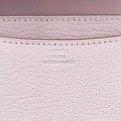 Hermes Mauve Pail Chevre Myzore Goatskin Constance Miroir Mini Bag