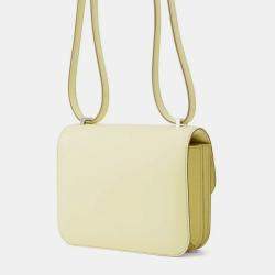 Hermes Jaune Milton Epsom Constance III Miroir Mini Shoulder Bag