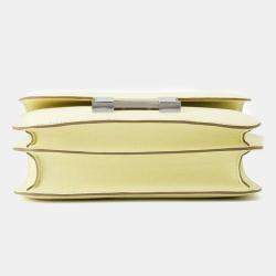 Hermes Jaune Milton Epsom Constance III Miroir Mini Shoulder Bag