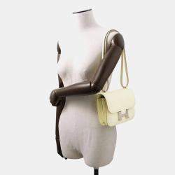 Hermes Jaune Milton Epsom Constance III Miroir Mini Shoulder Bag