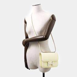 Hermes Jaune Milton Epsom Constance III Miroir Mini Shoulder Bag