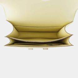 Hermes Jaune Milton Epsom Constance III Miroir Mini Shoulder Bag