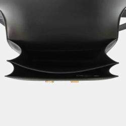 Hermes Black Epsom Constance III Miroir Mini Shoulder Bag