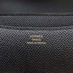 Hermes Black Epsom Constance III Miroir Mini Shoulder Bag