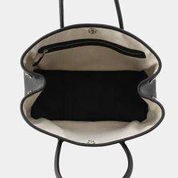 Hermes Black Negonda Leather Garden Party TPM Tote Bag