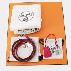 Hermes Kelly 25 Rose Mexico Togo Leather Top Handle Bag