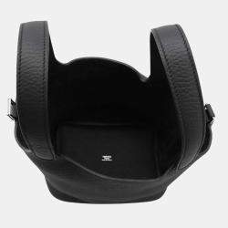 Hermès Black Taurillon Clemence Picotin Lock 18