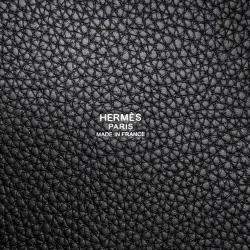 Hermès Black Taurillon Clemence Picotin Lock 18