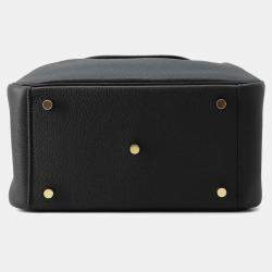 Hermes Lindy 26 Black Taurillon Clemence Leather Shoulder Bag
