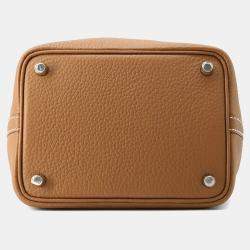 Hermès Gold Taurillon Clemence Picotin Lock 18