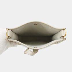 Hermes Evelyne Long TPM Beton Taurillon Clemence Leather Shoulder Bag