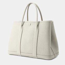  Hermes Beton Negonda Leather TPM Garden Party Bag