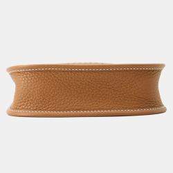 Hermes Gold Taurillon Clemence Evelyne Amazon Short TPM