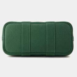 Hermes Vert Moyen Toile H Viking Negonda Leather Neo Garden Size 23