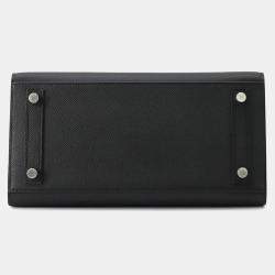 Hermes Black Epsom Birkin Sellier Size 25