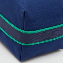 Hermès Marine Toile Large Bride-A-Brac Pouch