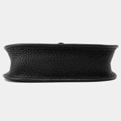 Hermes Evelyne TPM  Amazon sangle Cordage Long Black/Grimisty Taurillon Clemence  