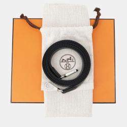 Hermes Evelyne TPM  Amazon sangle Cordage Long Black/Grimisty Taurillon Clemence  