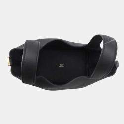 Hermes Picotin Lock 18 Black Taurillon Clemence Leather Top Handle Bag