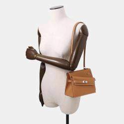 Hermes Kelly 20 Disorderly Outside Stitching Gold Epsom 