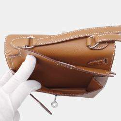Hermes Kelly 20 Disorderly Outside Stitching Gold Epsom 
