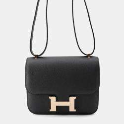 Hermes Mini Constance3 Miroir Black Epsom 