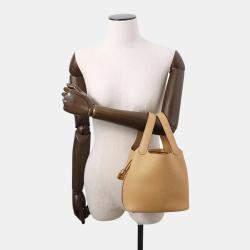 Hermes Picotin Lock PM 18 Biscuit Taurillon Clemence 