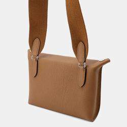 Hermes Videpoches Halzan Togo Leather Shoulder Bag