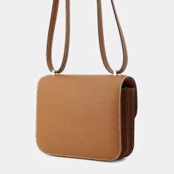 Hermes Mini Constance3 Miroir Gold Epsom 