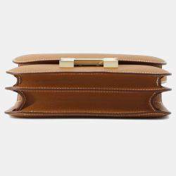 Hermes Mini Constance3 Miroir Gold Epsom 