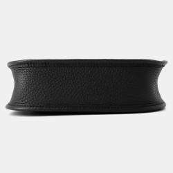  Hermes Evelyne TPM Long Black Taurillon Clemence Shoulder Bag