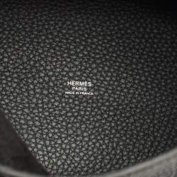 Hermès Noir Togo Leather Picotin Lock 18 Bag
