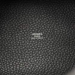 Hermès Noir Togo Leather Picotin Lock 18 Bag