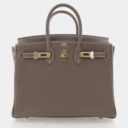 Hermes  Birkin 25 Etoupe Togo  Bag
