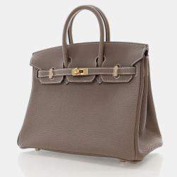 Hermes  Birkin 25 Etoupe Togo  Bag