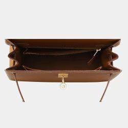 Hermes Kelly 25 Gold Epsom Sellier Bag