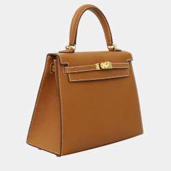 Hermes Kelly 25 Gold Epsom Sellier Bag