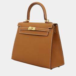 Hermes Kelly 25 Gold Epsom Sellier Bag