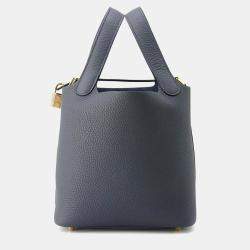 Hermes Picotin Lock 18 Grimist Taurillon In Clemence Bag