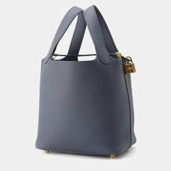 Hermes Picotin Lock 18 Grimist Taurillon In Clemence Bag