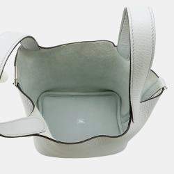 Hermes Picotin Lock Blue Pale Taurillon Clemence 18