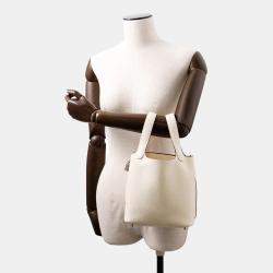 Hermes Picotin Lock 18 Nata Taurillon Clemence Leather Shoulder Bag